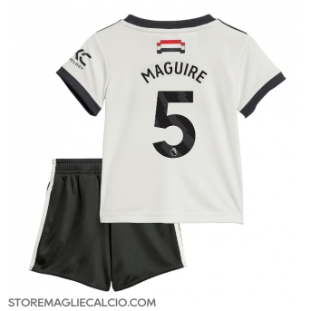 Manchester United Harry Maguire #5 Maglia Gara Terza Repliche 2024-25 Bambino Maniche Corte